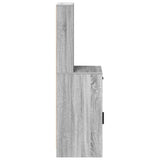 Highboard Grey Sonoma 40 x 40.5 x 135 cm Engineered Wood 865078