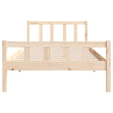 Bed Frame without Mattress Solid Wood 100x200 cm 810669