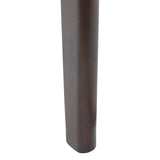 Dining Chair 2 pcs Light Brown and Black Solid Rubberwood 42020394