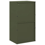 Firewood Rack Olive Green 40x30x75 cm Cold-rolled steel 864194