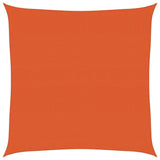 Sunshade Sail 160 g/m Square Orange 4x4 m HDPE 311661