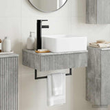 Wall-Mounted Wash Basin Concrete Grey 50 x 41 x 39 cm 890191