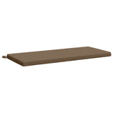 2-Piece Bench Cushions SOEST 2 pcs 100% Polyester Taupe 949317
