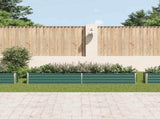 Raised Bed Green Galvanised Steel Large Garden Planter 47053