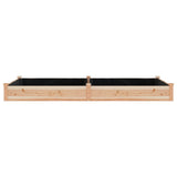 Garden Raised Bed with Liner 240x120x25 cm Solid Wood Fir 364301