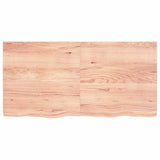 Table Top Light Brown 120x60x cm Treated Solid Wood Oak 3156375