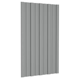 Roof Panel 36 pcs Grey 80 x 45 cm Galvanised steel 42047112