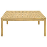 Coffee Table Light Acacia 110 x 110 x 45 cm Solid Acacia Wood 42026781