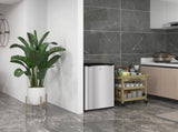 91 Litre Freestanding Under Counter Fridge Freezer, Small Fridge with Chiller Box, Adjustable T3398P343463