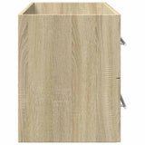 Sink Cabinet Sonoma Oak 100x38.5x48 cm Engineered Wood 856232