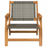 Garden Furniture 2 pcs Grey 67 x 78 x 73 cm Solid Acacia Wood 367828