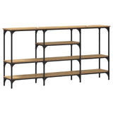 Console Table Artisan oak 160 x 29 x 80 cm Engineered wood 883557