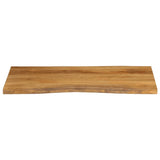 Table Top 100x60x2.5 cm Live Edge Solid Wood Mango 370766