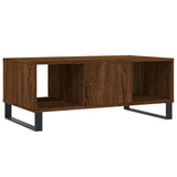 Coffee Table Brown Oak 90x50x36.5 cm Engineered Wood 830603