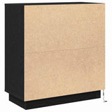 Sideboard with Door Black Oak 71 x 34.5 x 75 cm Engineered wood 869643