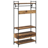 Wardrobe with Shelf Old wood 89 x 39 x 184.5 cm Engineered wood 883547