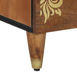 Bedside Cabinet Honey Brown 50 x 33 x 62 cm Solid Mango Wood 4018745