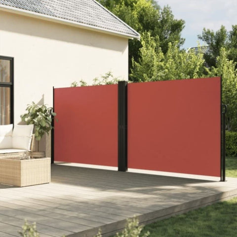 ZNTS Retractable Side Awning Terracotta 160x600 cm 4004633