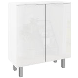 Five-Shelf Shoe Storage Cupboard - White T3398P328261