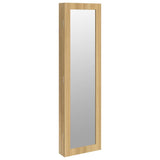 Mirror Jewellery Cabinet Wall Mounted 30x8.5x106 cm 353216
