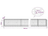 Gabion with 3.5 mm Wire and 5x10 cm Mesh 750x50x50 cm 3462801