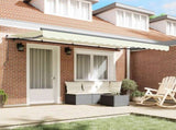 Retractable Awning Cream 400 x 200 cm Fabric 3329772