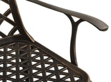3 Piece Bistro Set Bronze Cast Aluminium 3216345
