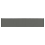 Garden Shed Light Grey 192x1021x223 cm Galvanised Steel 3147448