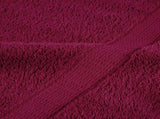 6 Piece Premium Towel Set SOLUND Bordeaux 600 gsm 137556