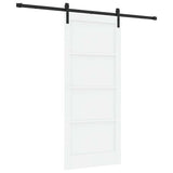 Sliding Door White 86 x 198.5 cm Solid Pine Wood 3333315