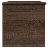 Storage Box Brown Oak 102x35x35 cm Engineered Wood 840694