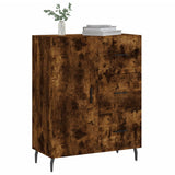 Sideboard Smoked Oak 69.5x34x90 cm Engineered Wood 827937