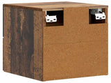 Wall-Mounted Bedside Cabinet Old Wood 34.5 x 33 x 40 cm 898991