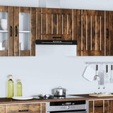 Kitchen Wall Cabinet Lucca Smoked Oak Engineered Wood 853842