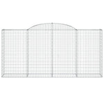 Arched Gabion Basket 300x50x140/160 cm Galvanised Iron 153517