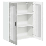 Wall Glass Cabinet LUCCA Concrete Grey 80 x 31 x 100 cm 885158
