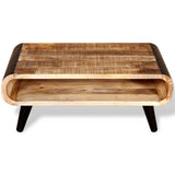 244008 Coffee Table Rough Mango Wood 90x55x39 cm