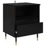 Bedside Cabinet 2 pcs Black Oak 40 x 35 x 50 cm Engineered Wood 882654