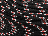 Multipurpose Utility Rope 8 mm 250 m Black and Red PP 3473082