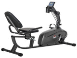 Recumbent Exercise Bike Recovery Exerciser, 8-Level Magnetic Resistance Stationary Bike with Pad T3398P349159