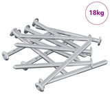 Screw 1200 pcs Silver M6 x 85 mm Steel 864417