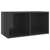 TV Cabinets 2 pcs High Gloss Grey 72x35x36.5 cm Engineered Wood 3079951
