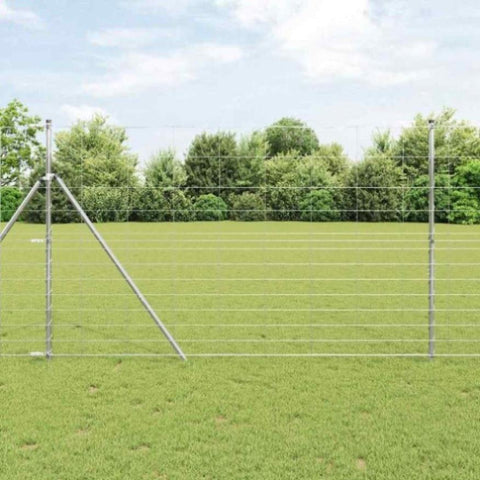 Field Fence Silver 25 x 1.5 m Galvanised steel 42005820