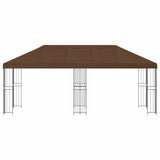 6 x 3 m Brown Polyester and Steel 190 3375993