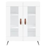 Highboard White 69.5x34x180 cm Engineered Wood 3189285
