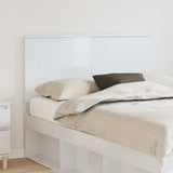 Headboard Gloss White 100 cm Engineered Wood 887664