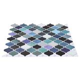Lanturn Tile 20 pcs Blue Green 27 x 27 cm Polyurethane and PET 42046244