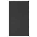 Book Cabinet/Sideboard Black 50x25x80 cm Engineered Wood 800163
