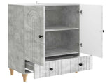 Sideboard Concrete Grey 66 x 34.5 x 95 cm Engineered Wood 894208