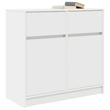 Sideboard with Drawer White 80x34x76 cm Engineered Wood 861535